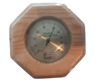 Sauna Hygrometer 8-hoek