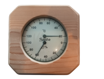 Saunathermo thermo- Hygrometer Pine