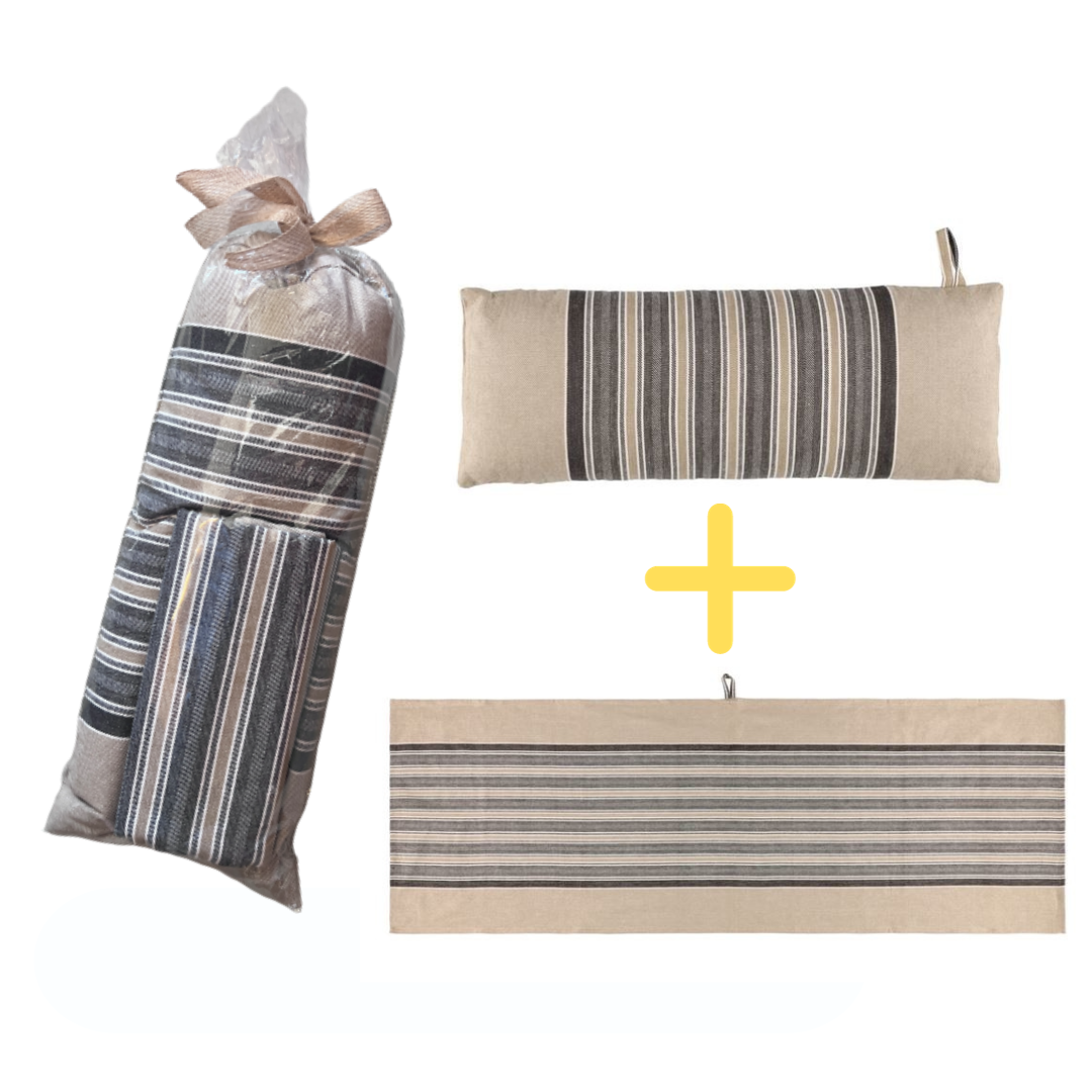 Gift Set - Sauna Kleed en Sauna Kussen