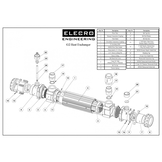 Warmtewisselaar Elecro 85kW Titanium