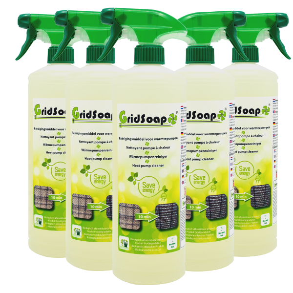 Gridsoap Grielzeep 1 liter met handsprayer - Warmtepomp reiniger