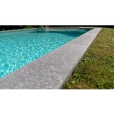 Binnenhoek Belgische blauwe hardsteen gebrand rechte neus