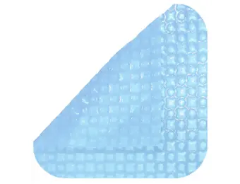 Zomerafdekking Quatro 500 micron Oxo Blauw transparant - A vorm