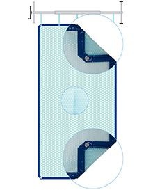 Zomerafdekking Quatro 500 micron Oxo Blauw - A vorm