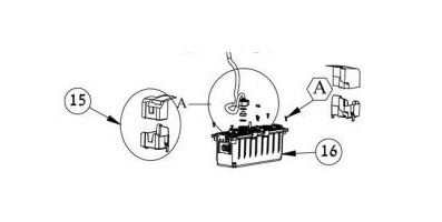 Maytronics Dolphin Drijver motorblok voor M400