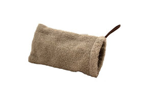 Emendo washand bruin linnen/katoen