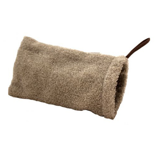 Emendo washand bruin linnen/katoen