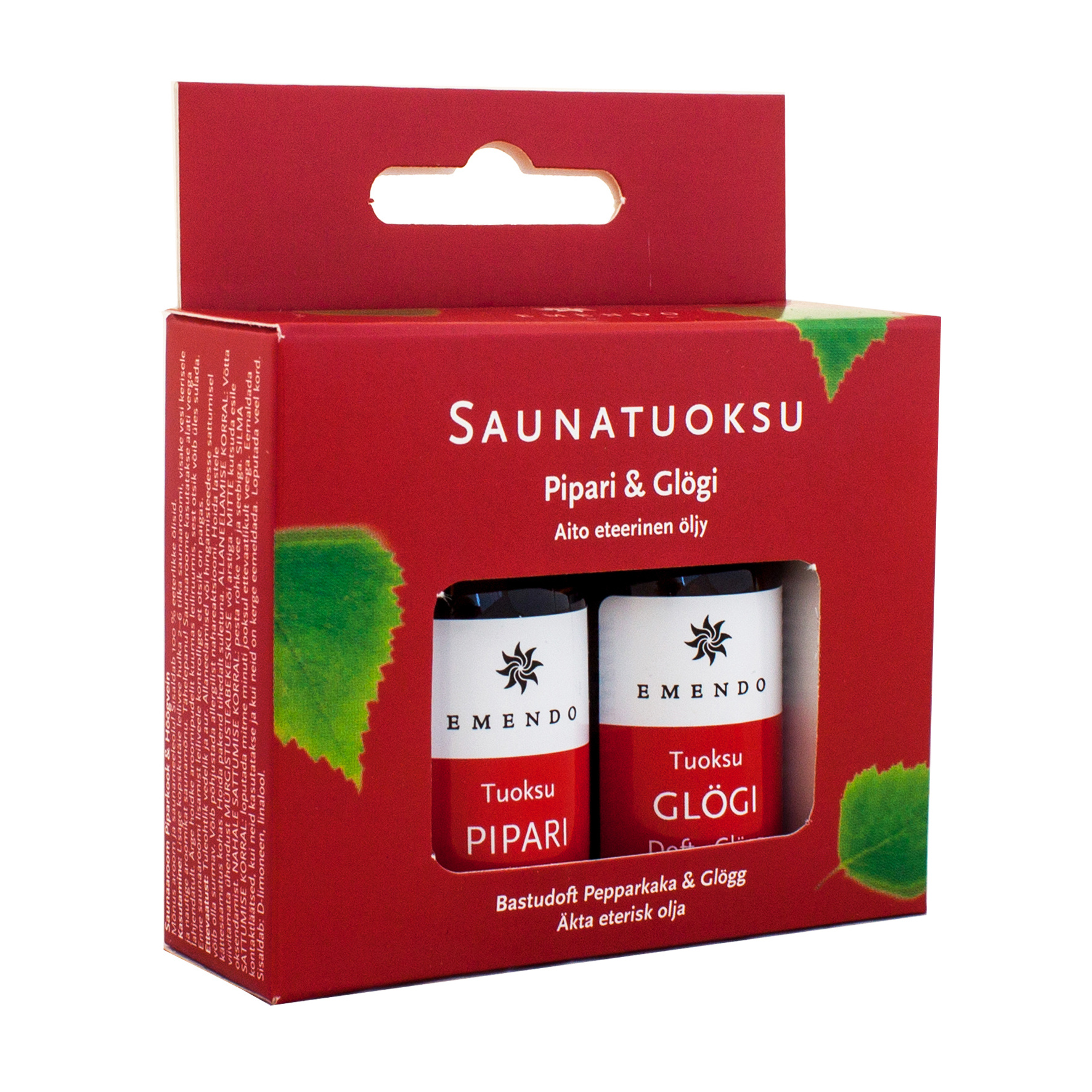 Emendo Sauna geuren peperkoek & glühwein 2 x 10 ml