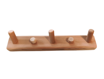 Kapstok 3 haaks Pine