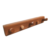 Kapstok 3-haaks model hout