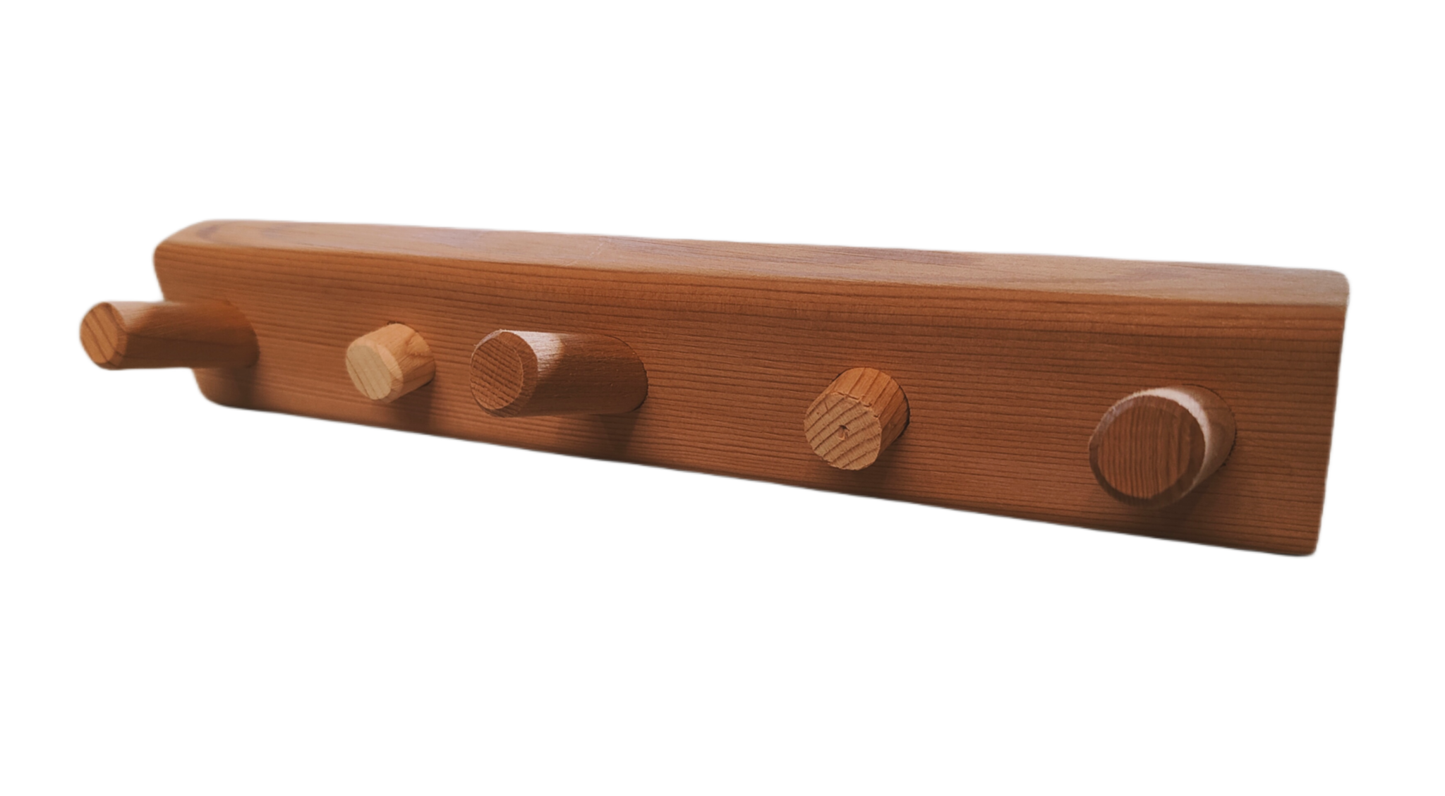 Kapstok 3-haaks model hout