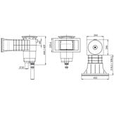 Weltico Skimmer A400 Wit voor paneel / prefab baden
