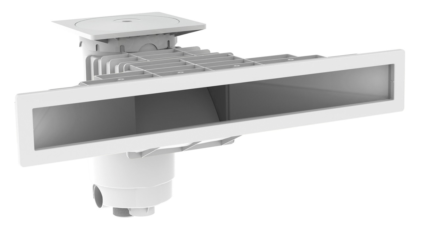 Weltico Skimmer A800 Hoogwaterlijn Wit - Prefab en paneelbaden