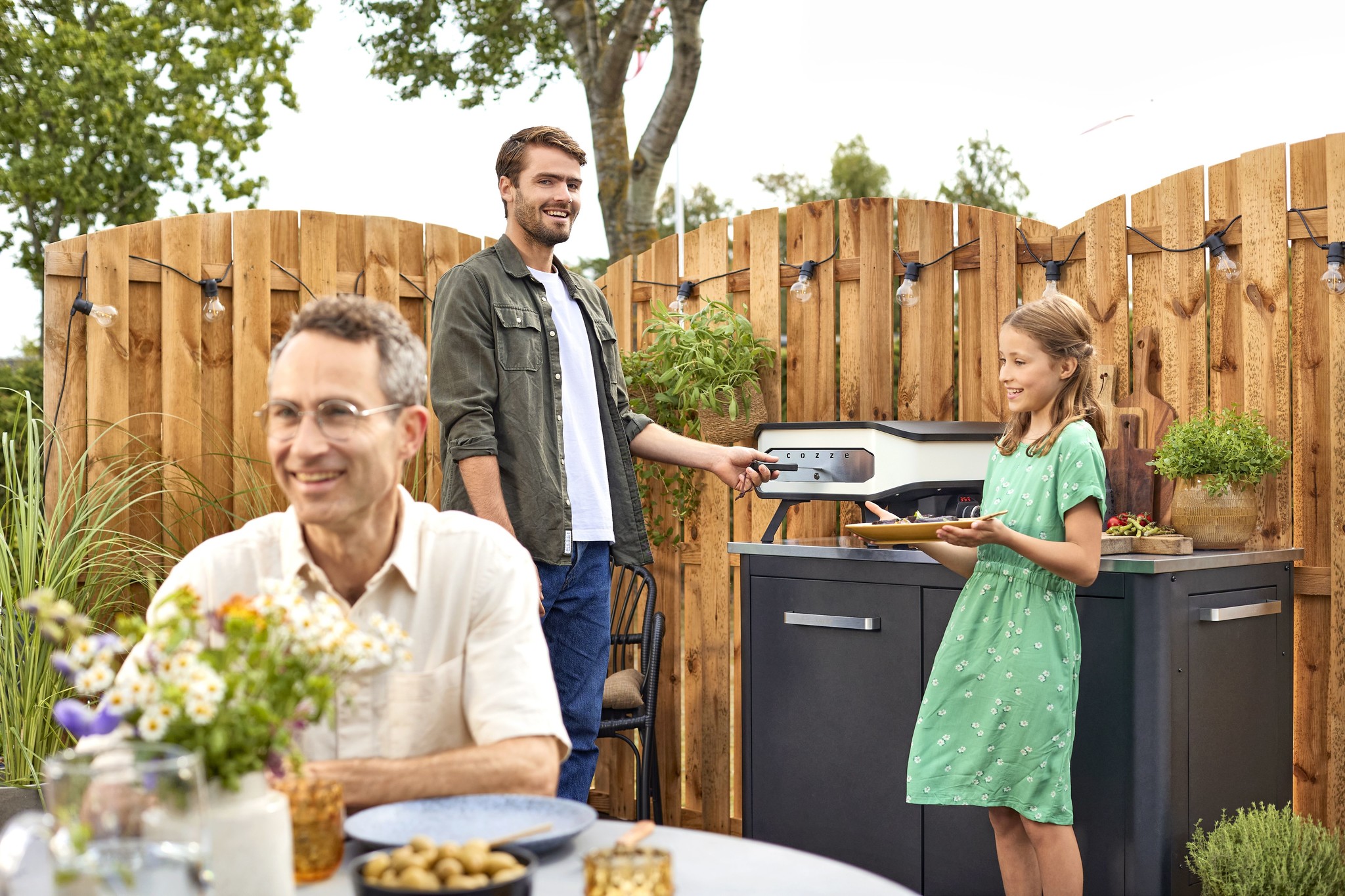 Cozze Pizza Oven Elektrisch 42.5cm + gratis BBQ set - Black Friday