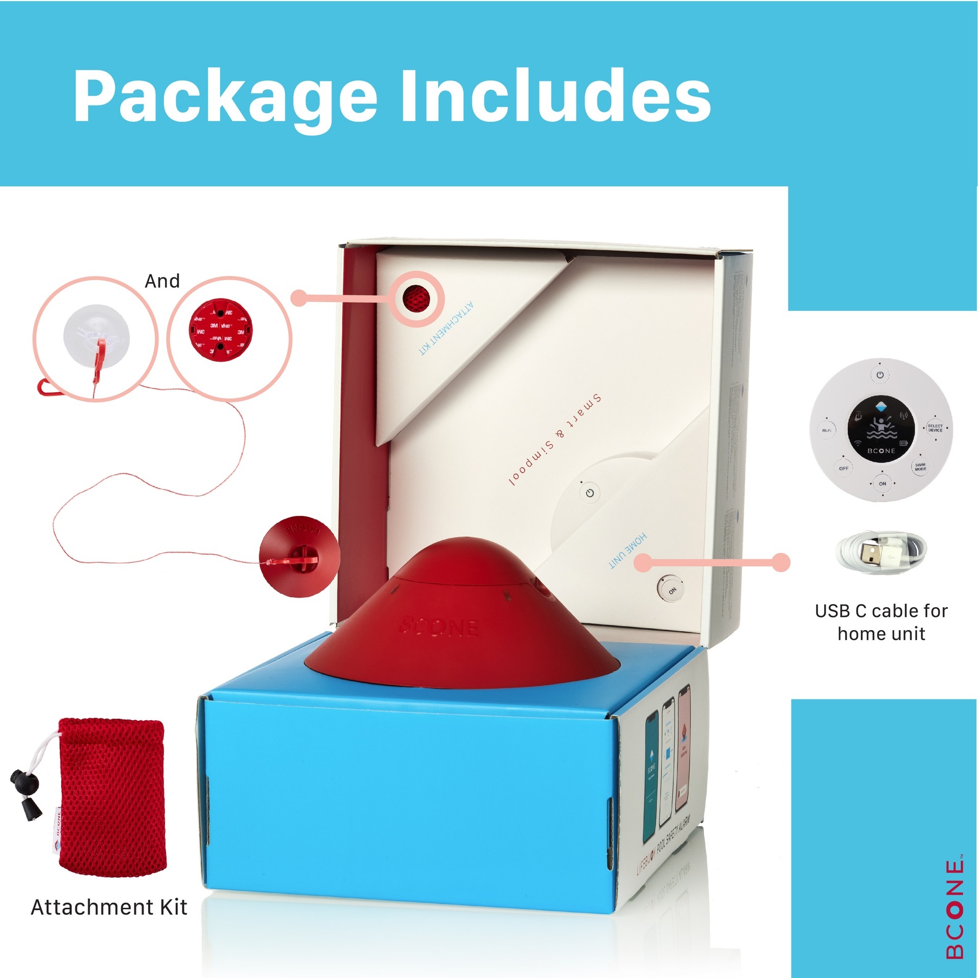 Lifebuoy BCone System Zwembad Alarmsysteem