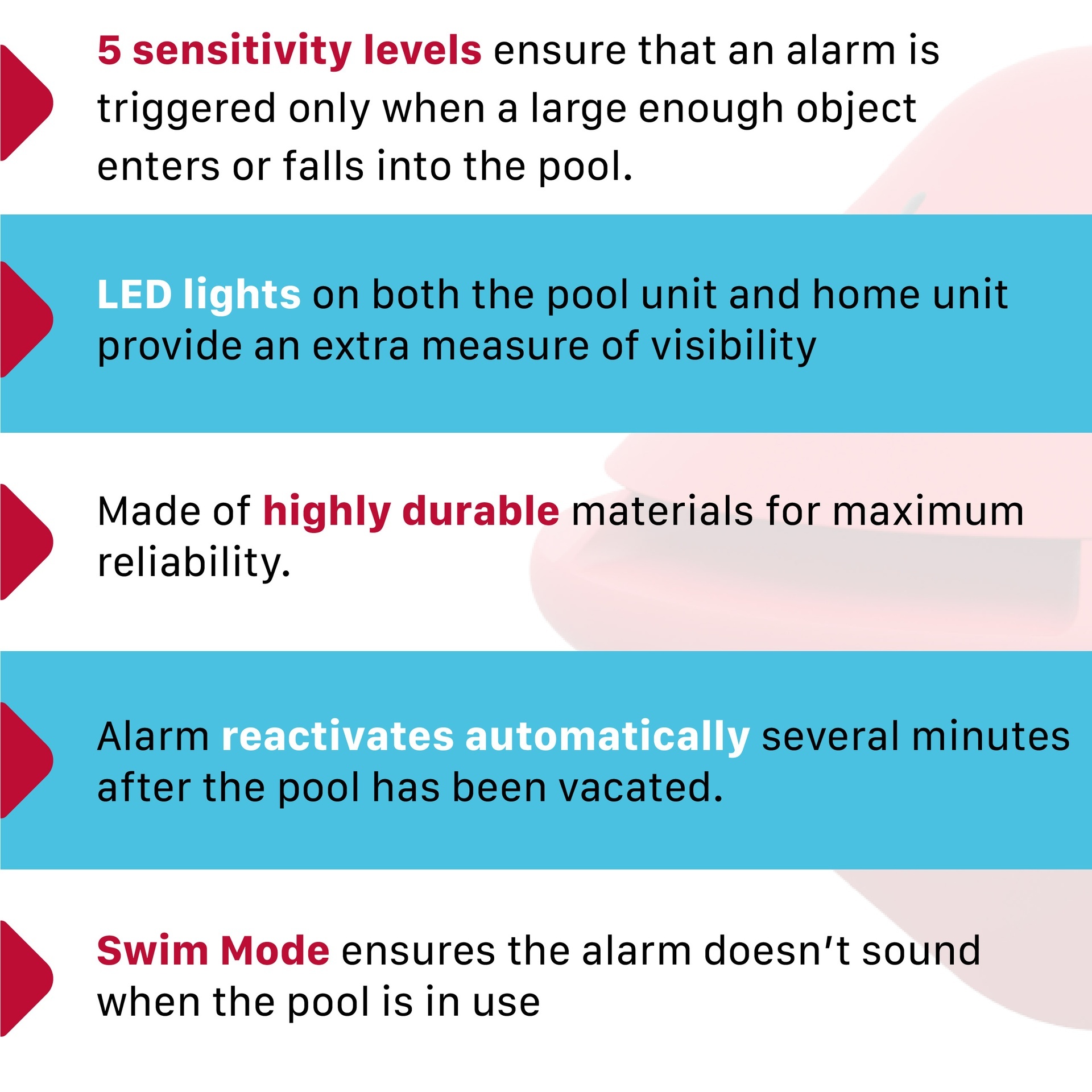 Lifebuoy BCone System Zwembad Alarmsysteem