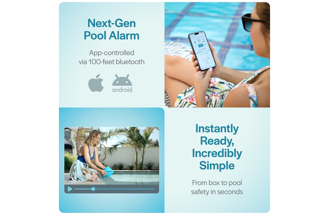 Lifebuoy BCone Solo Zwembad Alarmsysteem