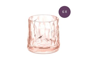 Koziol superglas club no.2 whisky/waterglas 250 ml set van 6 stuks
