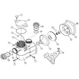 Kripsol Koral KS en Starline SL zwembadpomp diffuser pakking