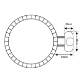 Netspa opblaasbare spa- Boa 5- 6 persoons
