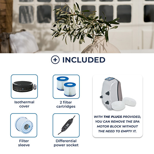 Netspa Opblaasbare spa- Montana 4 of 6 persoons