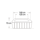 Netspa Opblaasbare spa- CAÏMAN 4 persoons