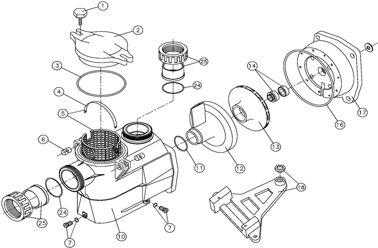 Kripsol Koral KS pomp steun