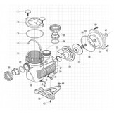 Kripsol Koral KS EVO zwembadpomp pakking seal