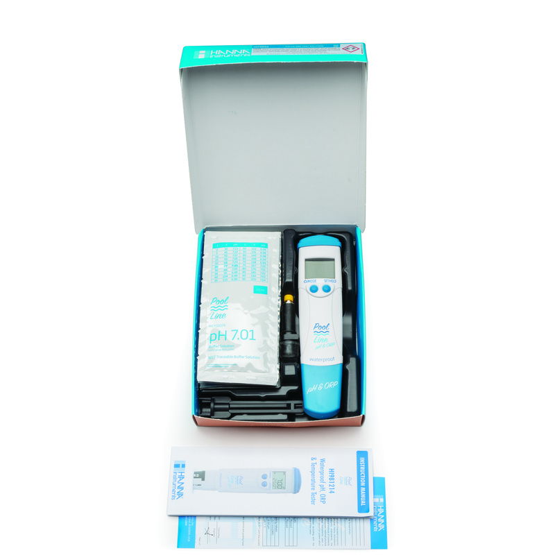 Water tester pH, Chloor, en temperatuur Vervangbaar