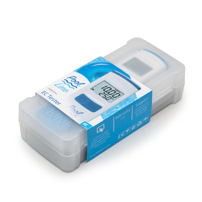 Water tester Geleidbaarheid (EC) en temperatuur