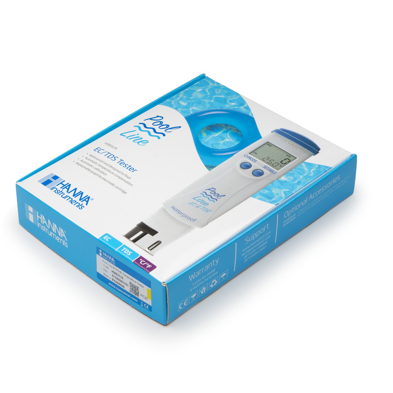 Water tester Zout, geleidbaarheid, temperatuur Vervangbaar