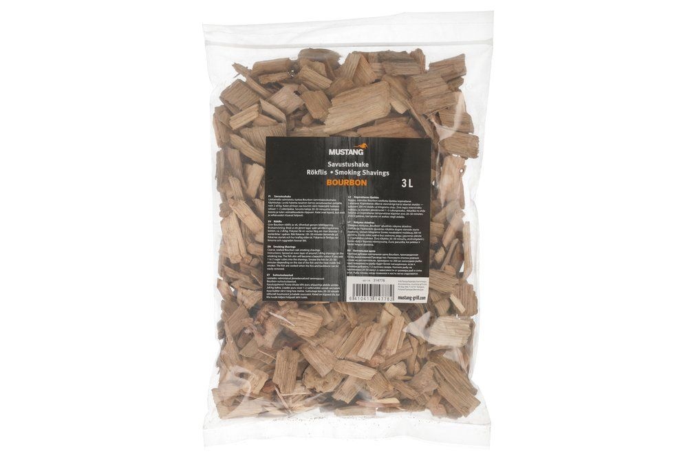 Mustang Rookchips Bourbon Eiken 3 L - Barbecue