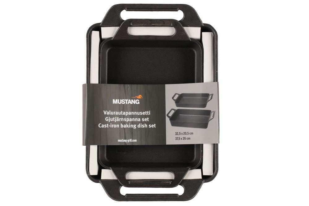 Mustang Gietijzeren pan 2 stuks