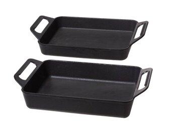 Mustang Gietijzeren pan 2 stuks