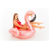 Didak Opblaasbare Flamingo Roze Gold 140x130x120 cm