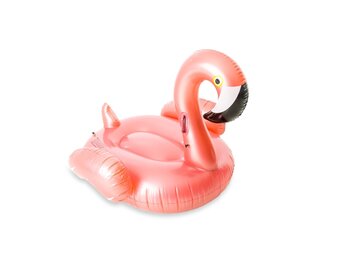 Didak Opblaasbare Flamingo Roze Gold 140x130x120 cm