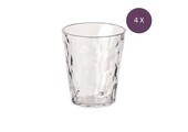 Koziol superglas club No.01 waterglas 250 ml set van 4  stuks