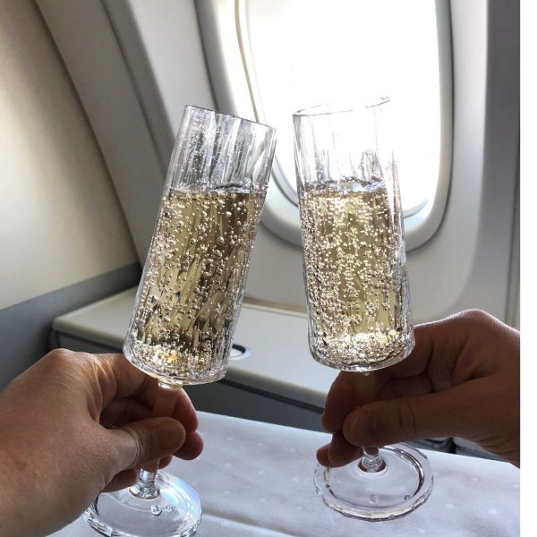 Koziol superglas club No.14 champagneglas 100 ml set van 2 stuks