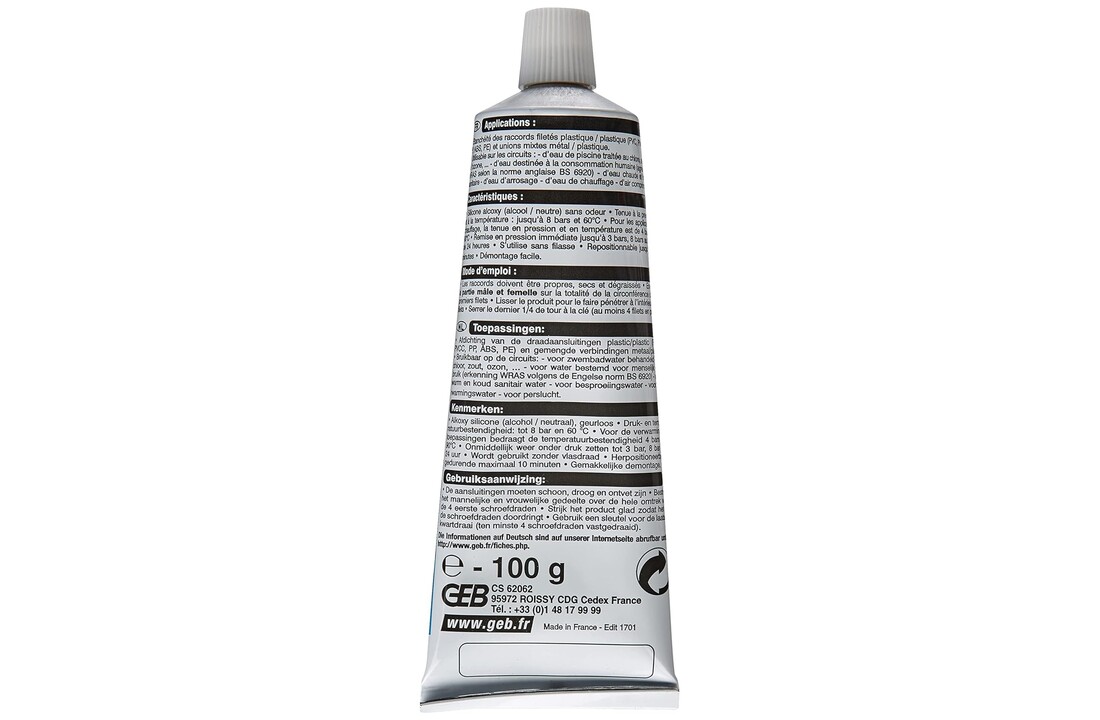 GEB Filetplast afdichtpasta voor kunststof en metaal schroefdraad