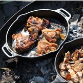 Valhal Outdoor Skillet Gietijzer Met Handgrepen 30 cm