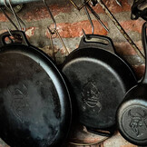 Valhal Outdoor Skillet Gietijzer Met Handgrepen 30 cm