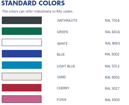 Arkema Spring Solar Buitendouches - diverse kleuren