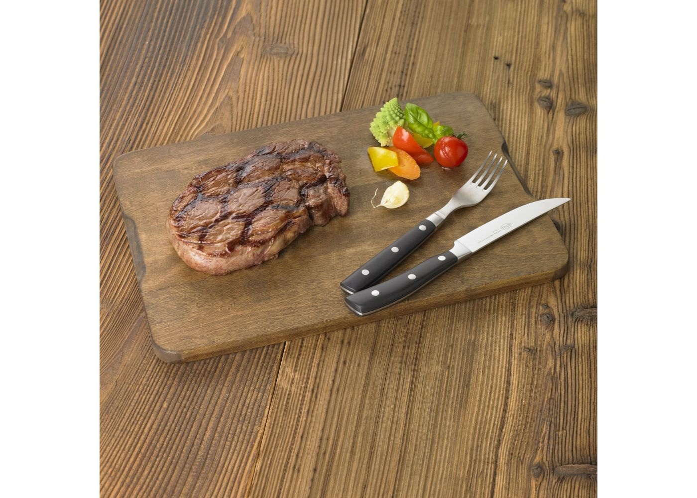 Steak Bestek Set Rösle  -set van 4 stuks.