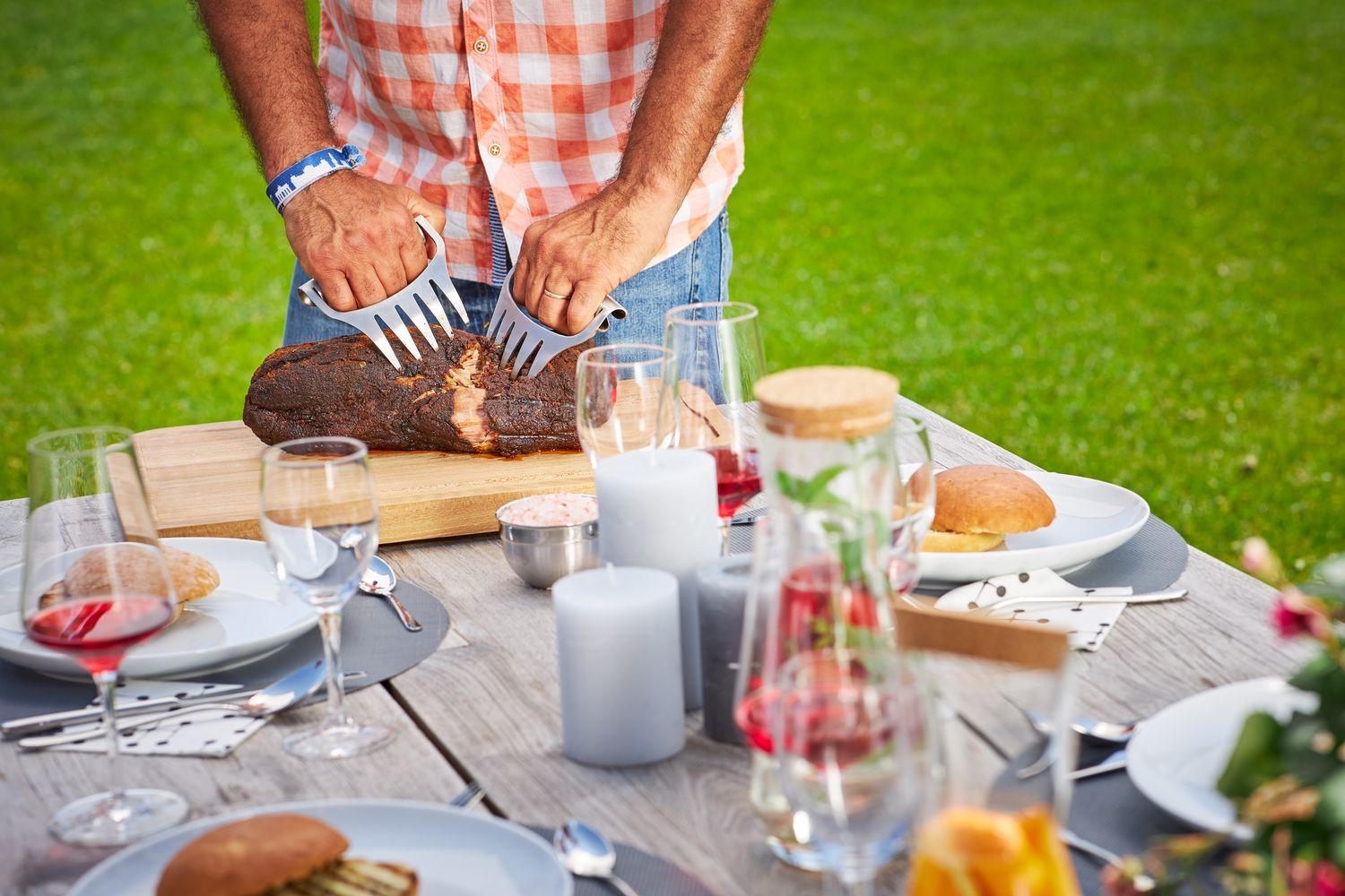 Rösle Barbecue Pulled-Pork Vork RVS  -set van 2 stuks