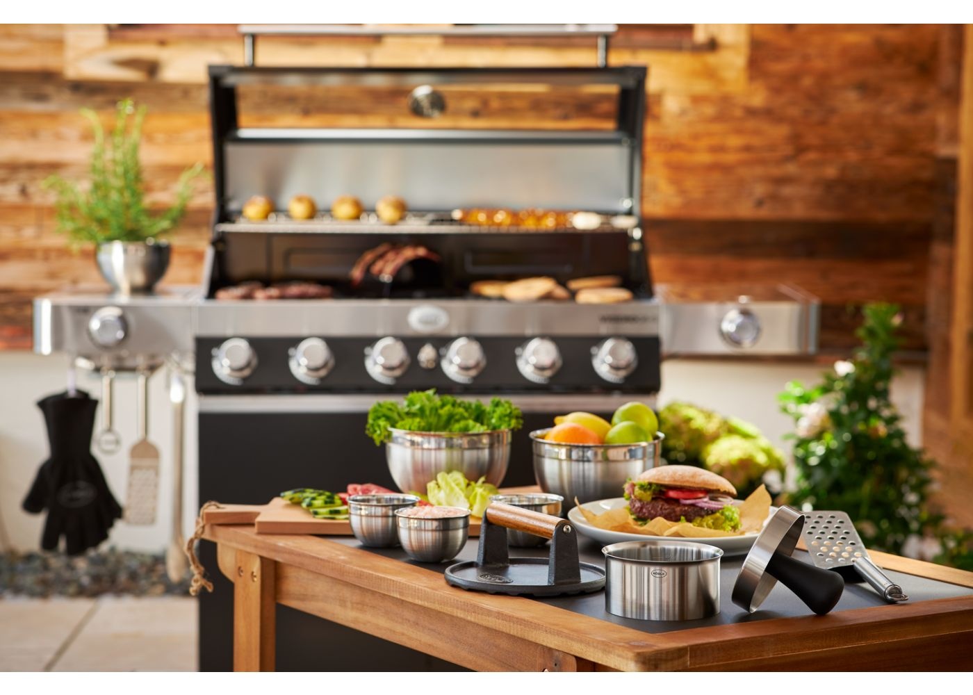 Rösle Hamburgerpers Roestvrijstaal