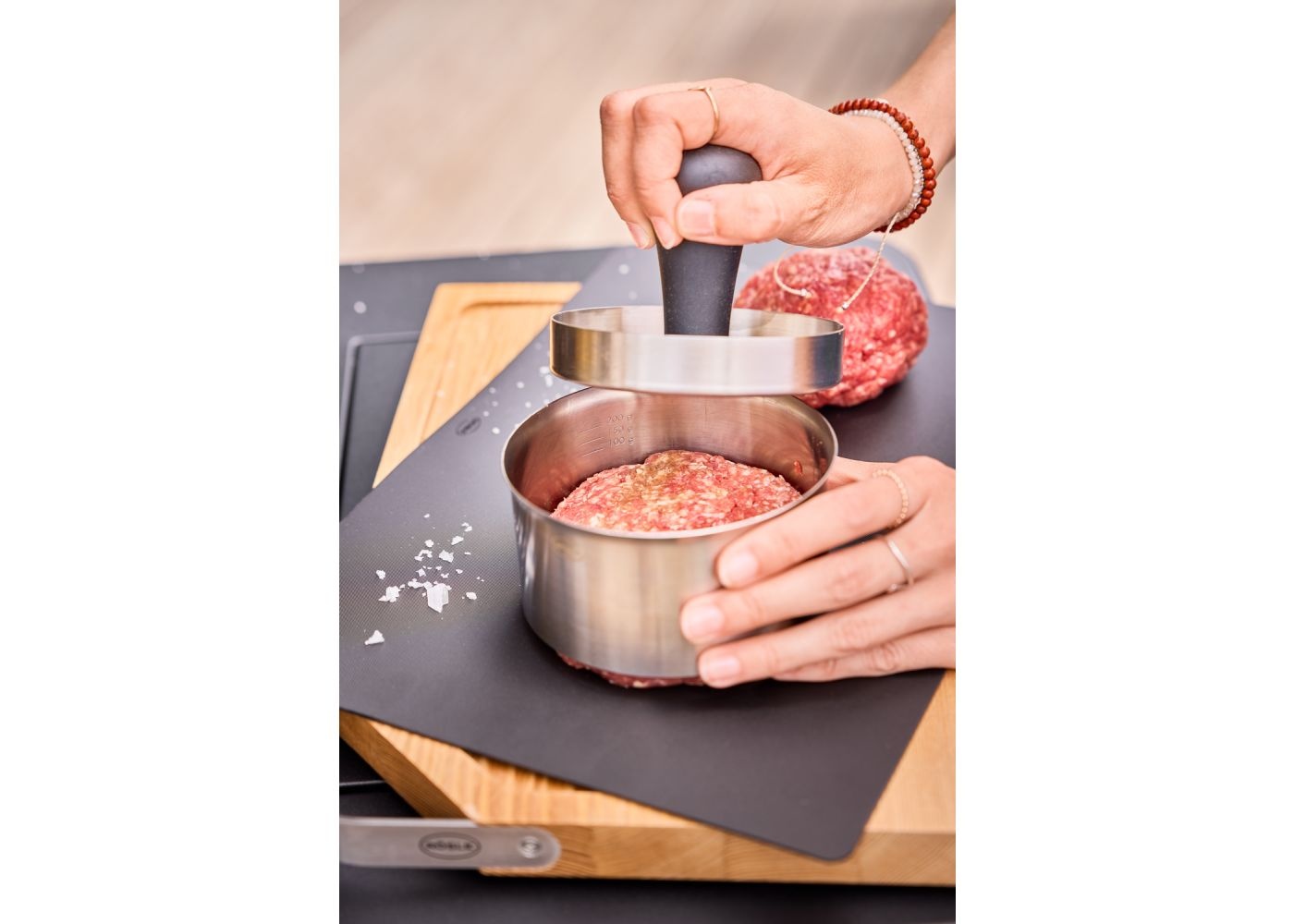 Rösle Hamburgerpers Roestvrijstaal