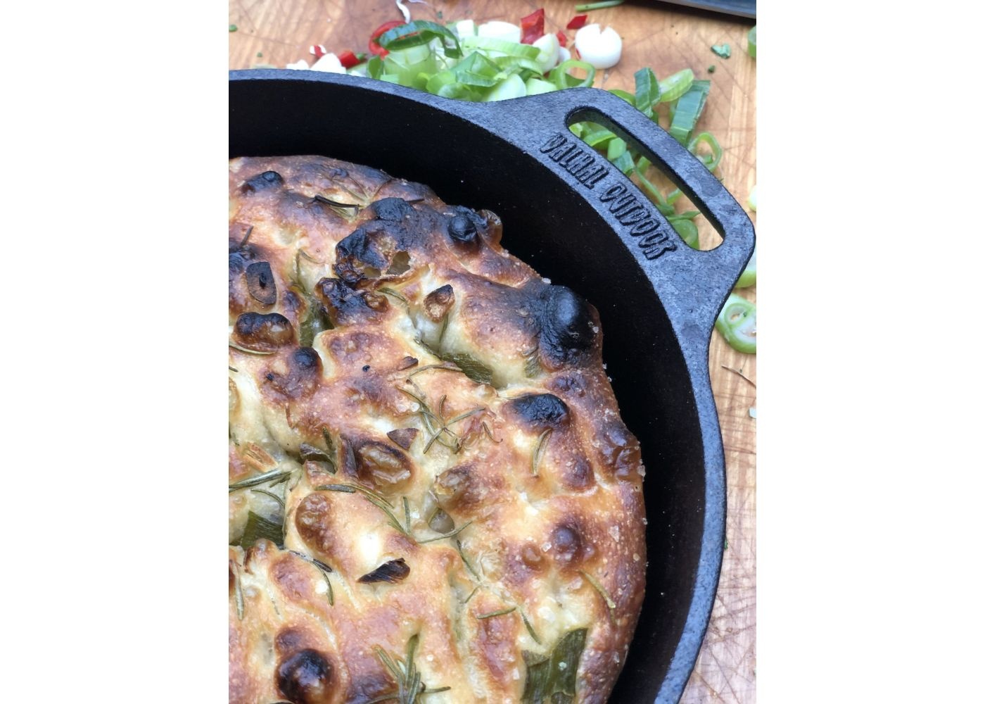 Valhal Outdoors Skillet Gietijzer Met Handgrepen 25 cm