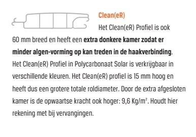 (Re)cover Clean(eR) Polycarbonaat | Lamellen