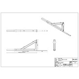 Blue nis verstelbare console 800mm