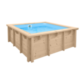 Interline Bali Houten Zwembad vierkant